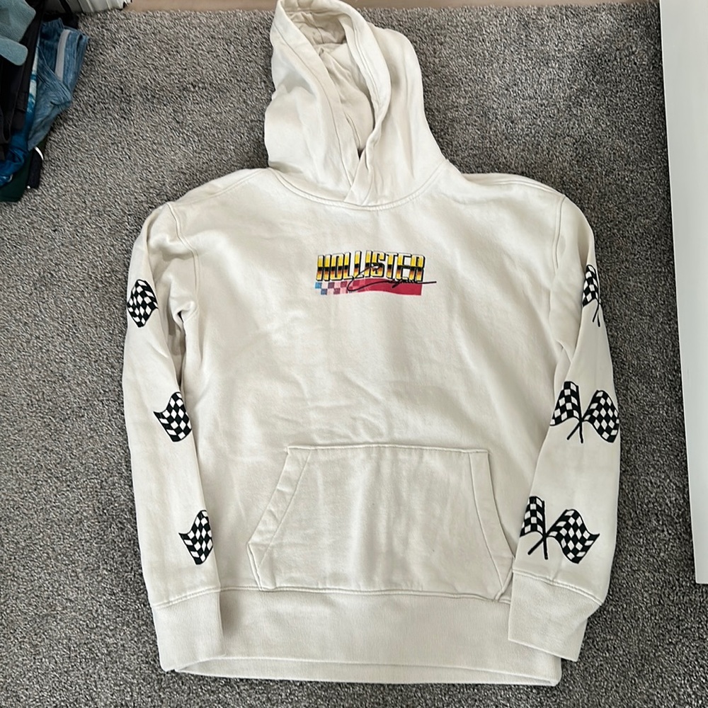 Hollister hoodie.